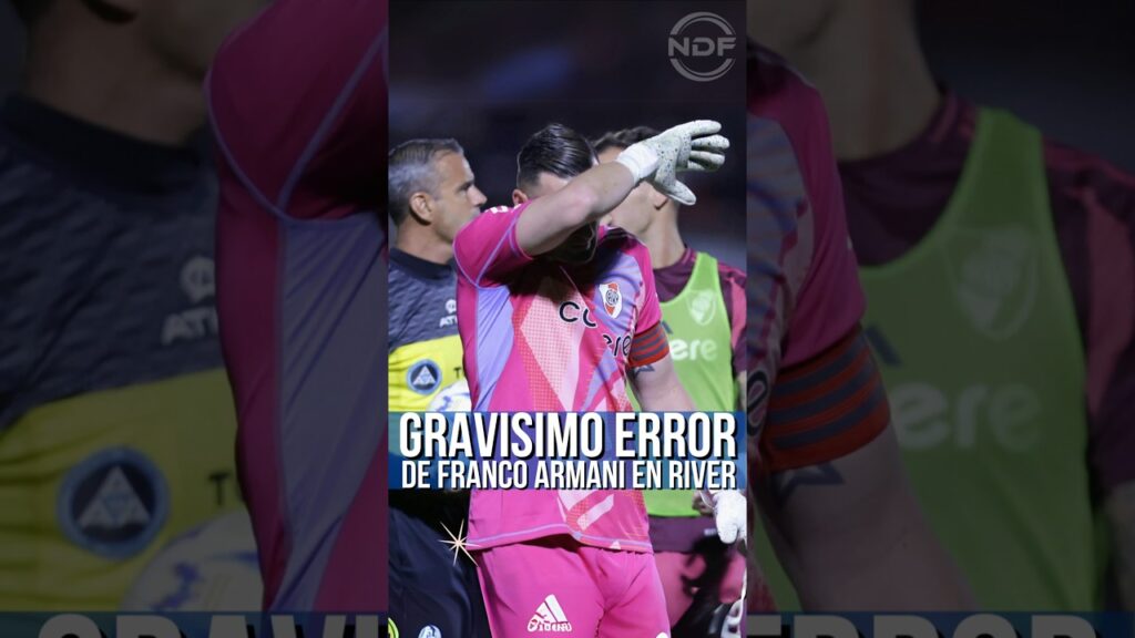 A Franco Armani se le escapa la pelota de las manos y termina en gol para Platense 😱