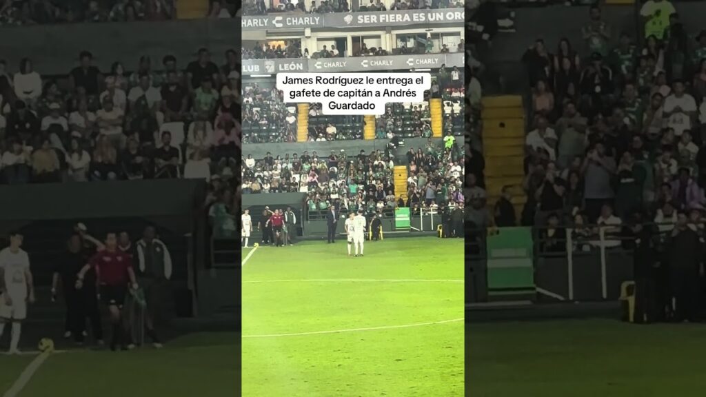 RESPETO ENTRE LEYENDAS James Rodríguez le entrega el gafete de capitán a Andrés Guardado #ligamx