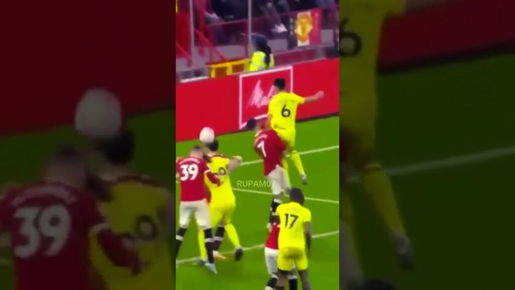 Ronaldo Sad | Norgaard Dirty Foul On Ronaldo |