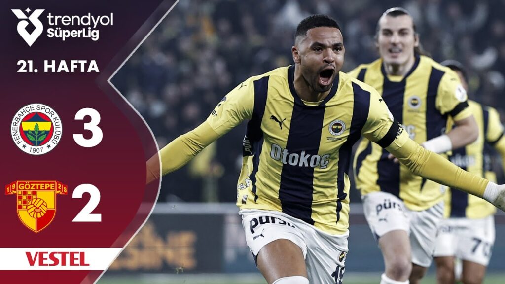 Vestel | Fenerbahçe (3-2) Göztepe - Highlights/Özet | Trendyol Süper Lig - 2024/25