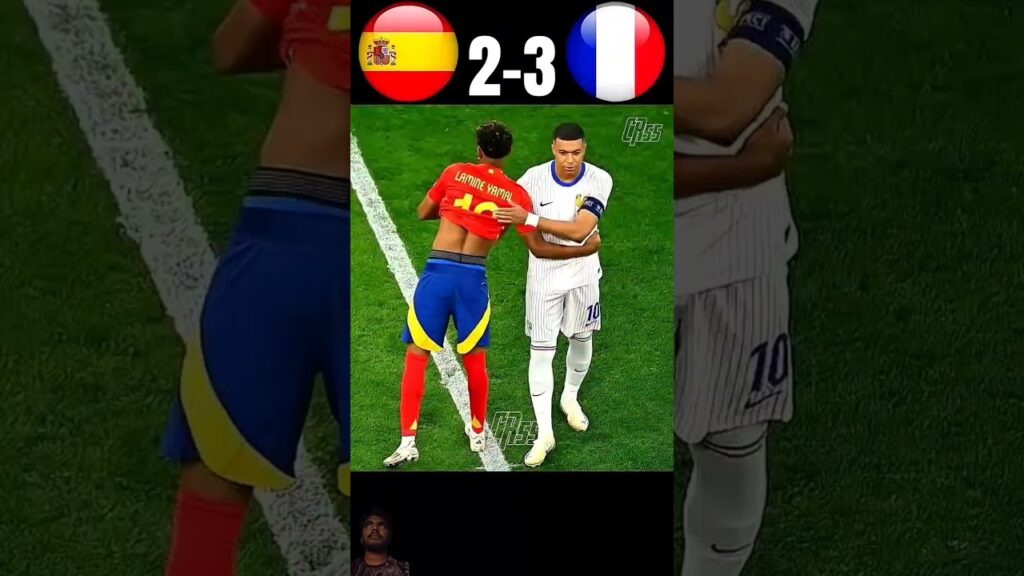The Day Lamine Yamal  Humiliated Kylian Mbappe : Euro 2024 Spain vs France#football​ #shorts​#spain​