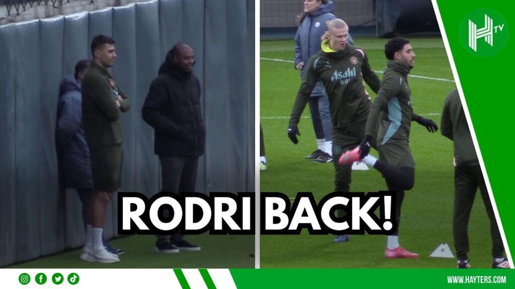 Marmoush TRAINS! Rodri BACK! Midfielder watches Man City for MUST WIN UCL match Marmoush TRAINS! Rodri BACK! Midfielder watches Man City for MUST WIN UCL match