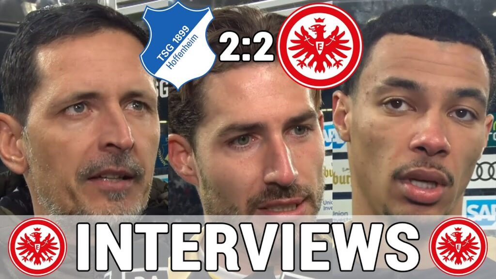 Alle Frankfurt Stimmen: Dino Toppmöller, Kevin Trapp & Ekitike | Hoffenheim 2:2 Eintracht Frankfurt