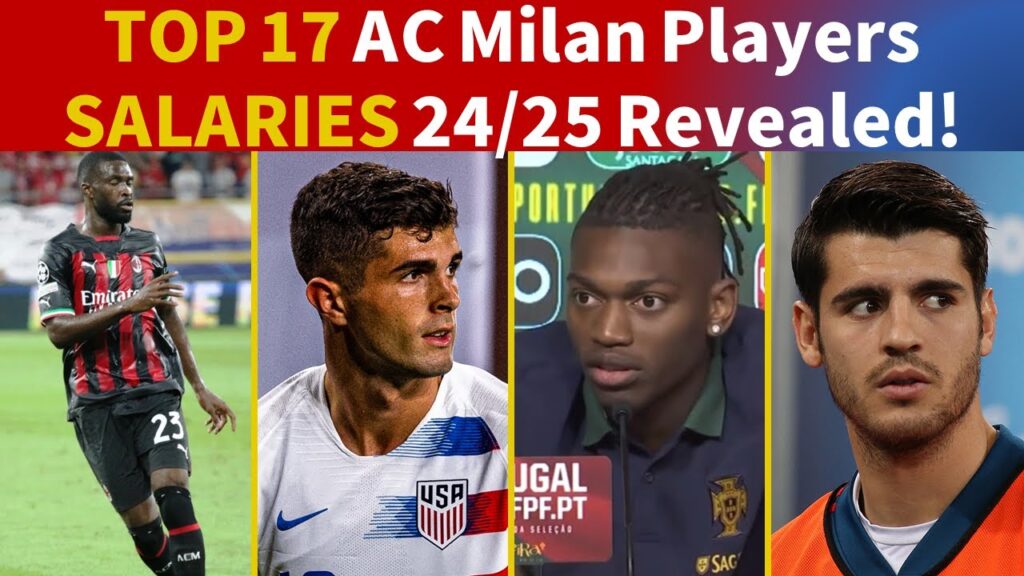 💰 AC Milan TOP 17 Players SALARIES 2024/25 Revealed! ⚽