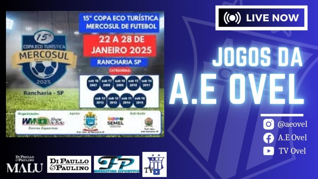 Sub-13 - 15ª Copa Eco Turística do Mercosul de Futebol Rancharia - SP (Dia 27/01)