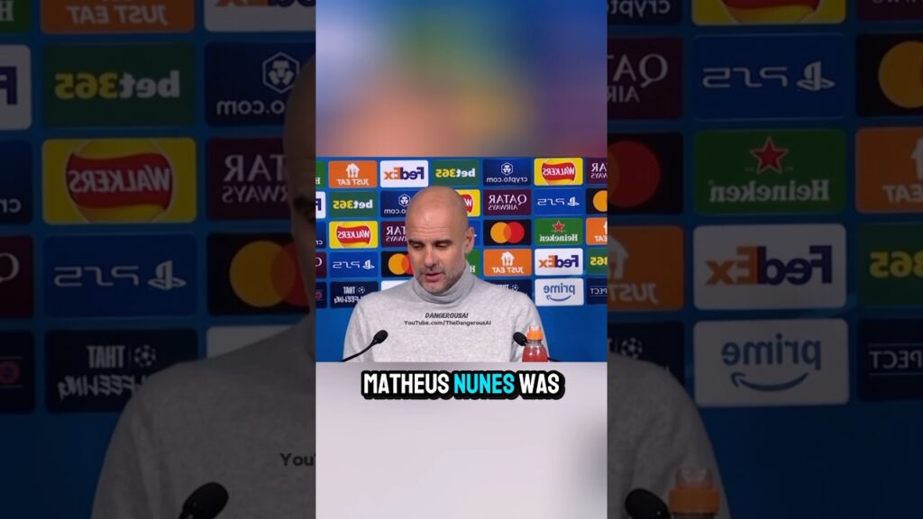 “Matheus Nunes was awful” - Pep Guardiola Post Match Interview - Manchester City 3-1 Club Brugge