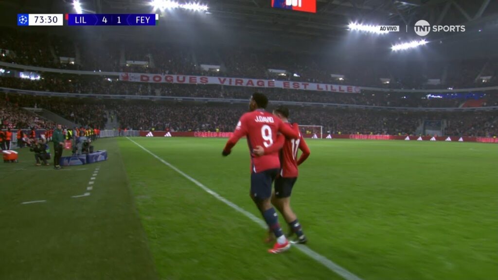 But Jonathan David | LOSC Lille vs Feyenoord 4-1 Résumé | Ligue des Champions 2024/25