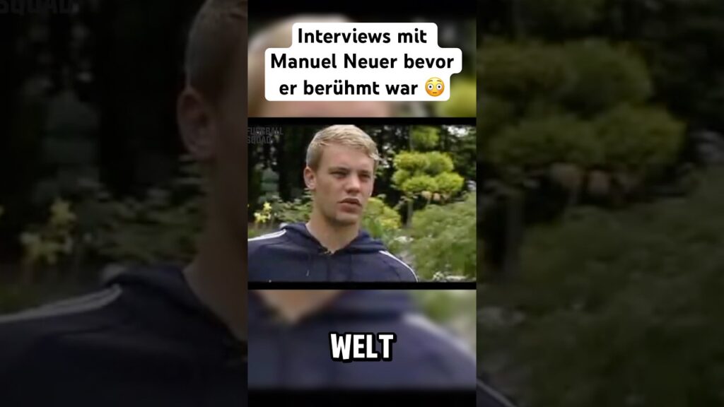 Interviews mit Manuel Neuer bevor er berühmt war #neuer #manuelneuer #schalke #fcbayern #dfb