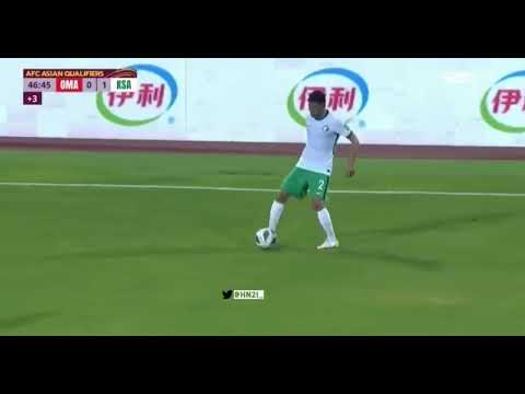 - ملخص لـ كل ما قدمه ' عبدالإله العمري ' ضد منتخب عمان :