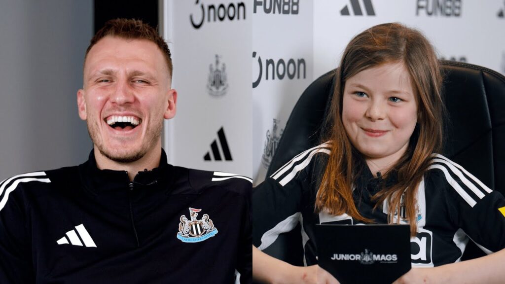 Junior Mags interview Dan Burn, Nick Pope and Lewis Hall! ⁉️