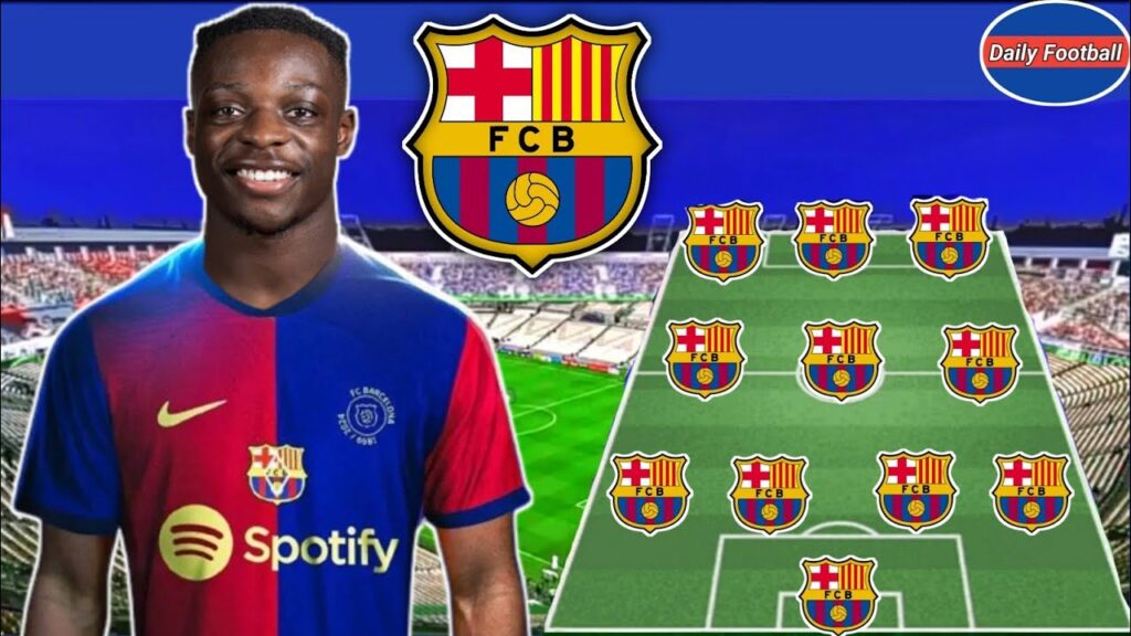 Jeremy Doku Welcome To Barcelona In January 2025 😍 Barcelona Predicted Lineup With Jeremy Doku 😱