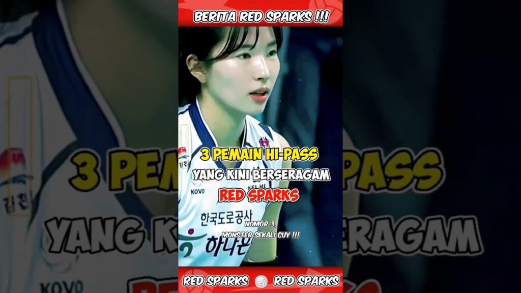 WOW‼️Inilah Pemain Hi-Pass Yang Kini Berseragam Red Sparks⁉️#shorts #redsparks #volleyball #megawati WOW‼️Inilah Pemain Hi-Pass Yang Kini Berseragam Red Sparks⁉️#shorts #redsparks #volleyball #megawati