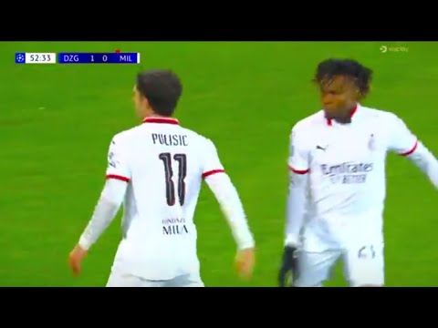 Christian Pulisic Goal,Dinamo Zagreb vs Ac Milan (2-1) All Goals and Extended Highlights