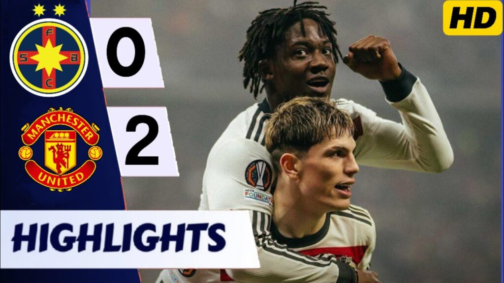 FCSB vs Manchester United 0-2 All Goals & Extended Highlights | UEFA Europa League 2024/25