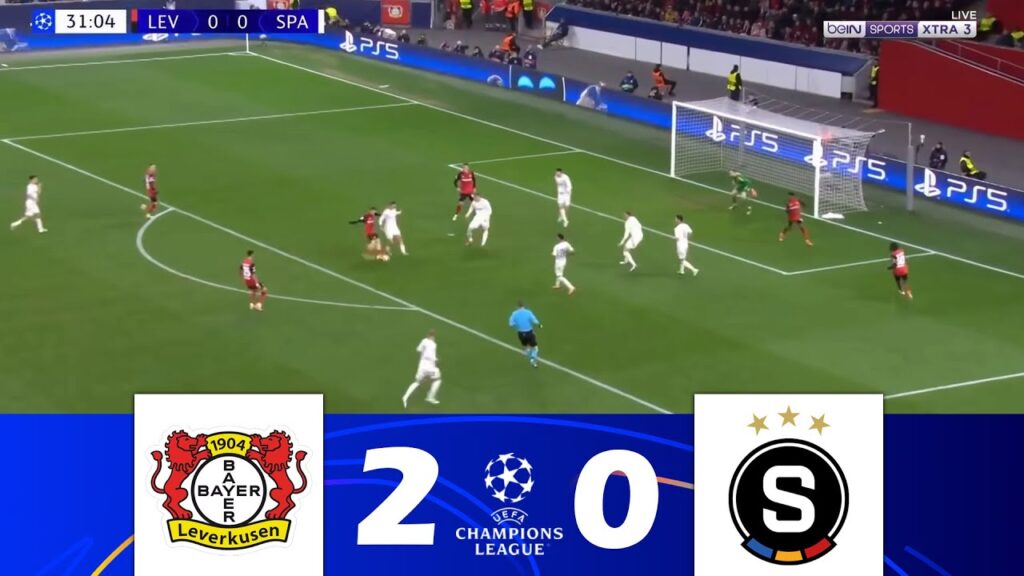 Bayer 04 Leverkusen gegen Sparta Prag [2-0] | UEFA Champions League 2024/25 | Spiel Höhepunkte!