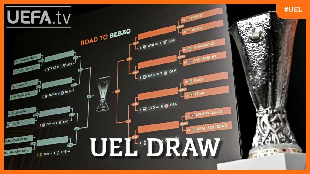 24/25 #UEL Knockout Phase Play-Off Draw