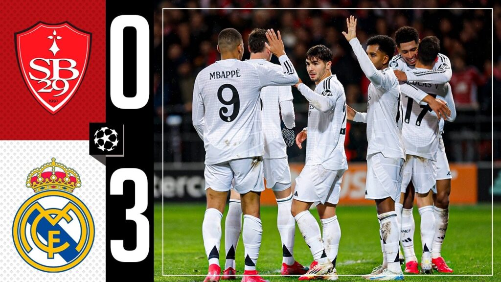 HIGHLIGHTS | Brest 0-3 Real Madrid | Champions League