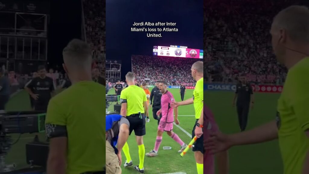 Jordi Alba Furious! 😡                               #intermiami #messi #jordialba #fighting