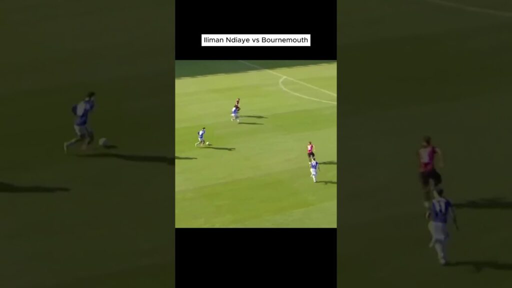Iliman Ndiaye highlights vs Bournemouth #football #epl #everton #soccer #premierleague