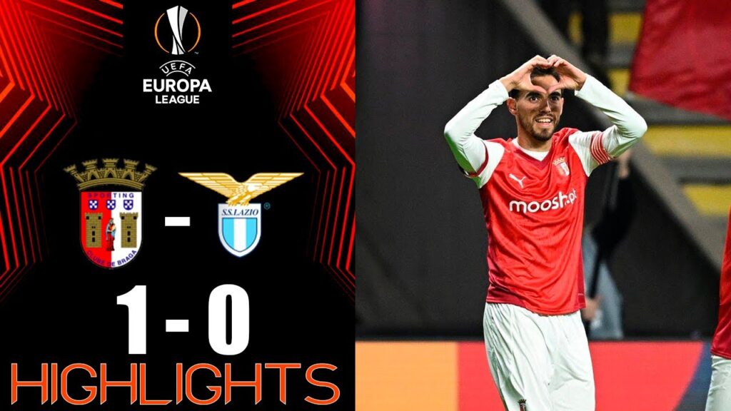 Ricardo Horta Goal | Braga vs Lazio 1-0 Highlights | Europa League 2024-25