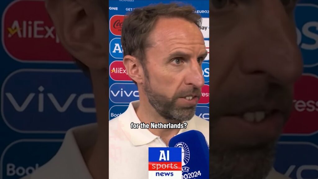 Gareth Southgate Ai Interview For Netherlands Prediction 😂 #football #england #shorts