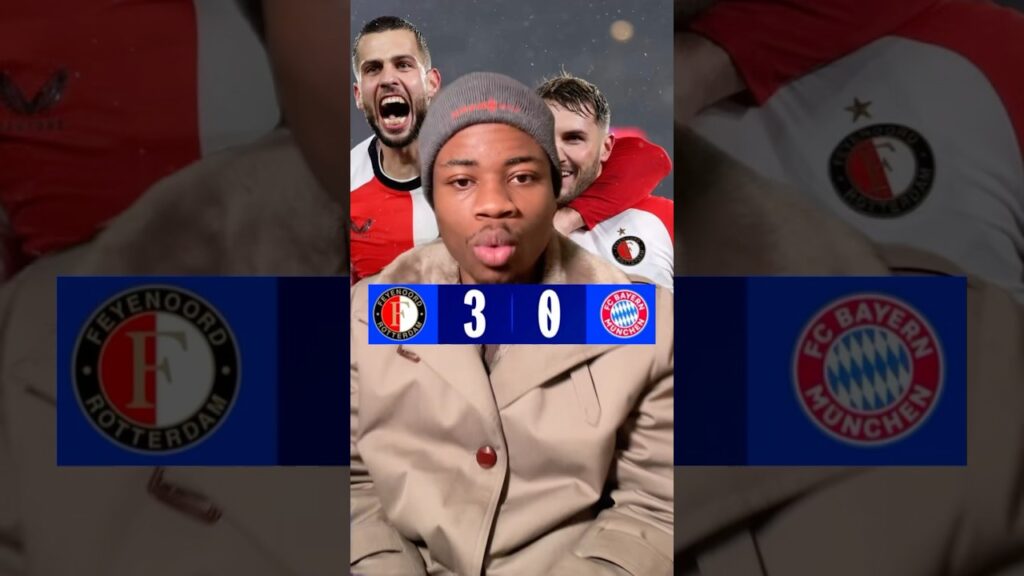 #feyenoord 3-0 #bayern #ucl #championsleague #milan #gimenez #upamecano #kimmich #miasanmia #mufc