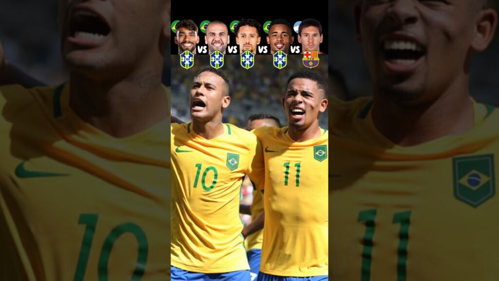 Paqueta VS D.Alves VS Marquinhos VS Jesus VS Messi 🥶🥵 Playing With Neymar Challenge