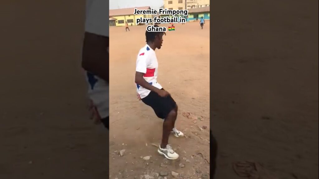Jeremie Frimpong plays football in Ghana🇬🇭 @ Bayer Leverkusen #jeremiefrimpong #ghana #netherlands