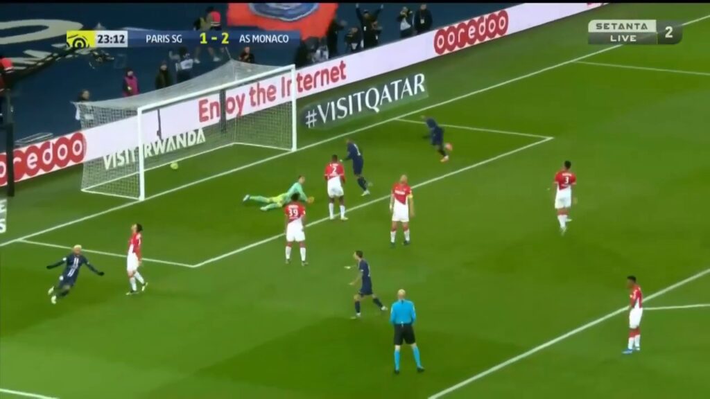 Paris S.Germain - Monaco ( PSG ) Ballo Toure F Scored 24' ( 2-2 ) Paris S.Germain