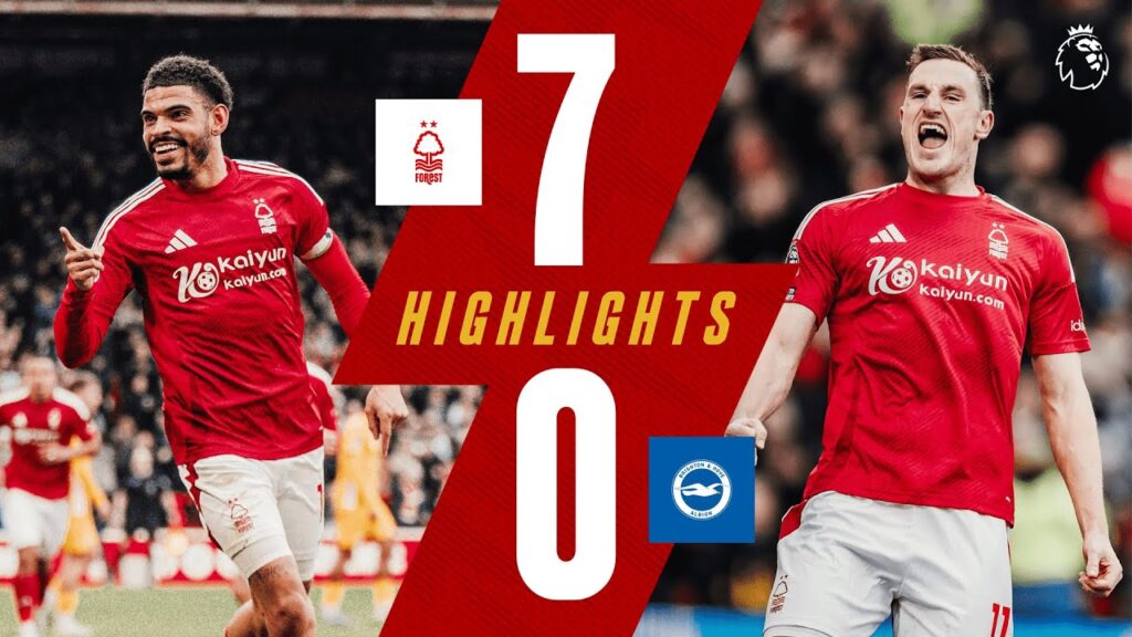 Reds Hit SEVEN! 🤯 | Forest 7-0 Brighton & Hove Albion | Premier League Highlights