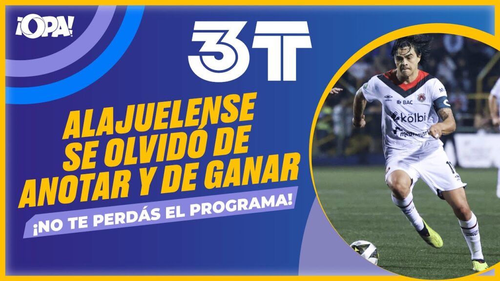 🟡 Alajuelense se olvidó de anotar y de ganar.🔴⚫