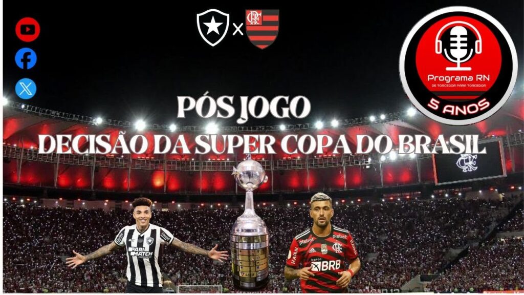 PÓS-JOGO DE FLAMENGO X BOTAFOGO | #Flamengo #CRF #Decisão da Super Copa Do Brasil #Programa RN
