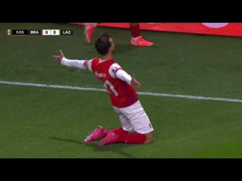 Ricardo Horta Goal, Braga vs Lazio (1-0) All Goals and Extended Highlights