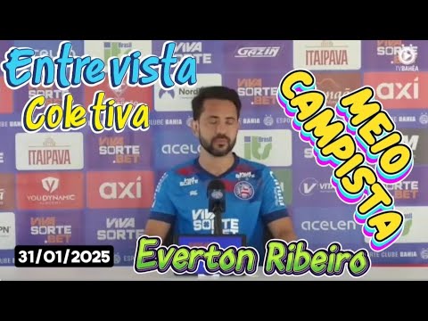 Entrevista Coletiva -  Meio Campista  - Everton Ribeiro - 31/01/2025