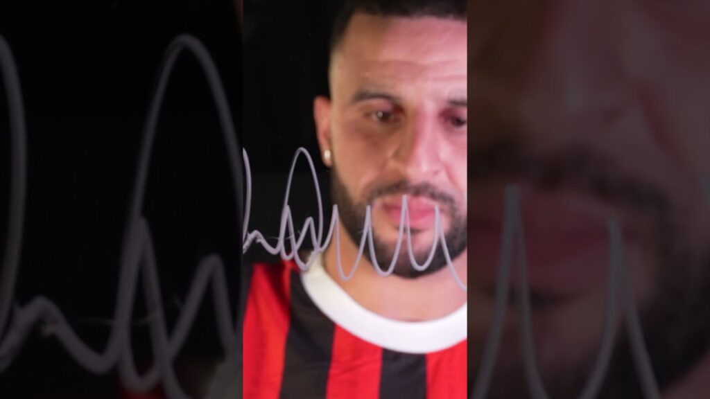 Kyle Walker: Leaving his first mark 🖌🎥  | #Shorts