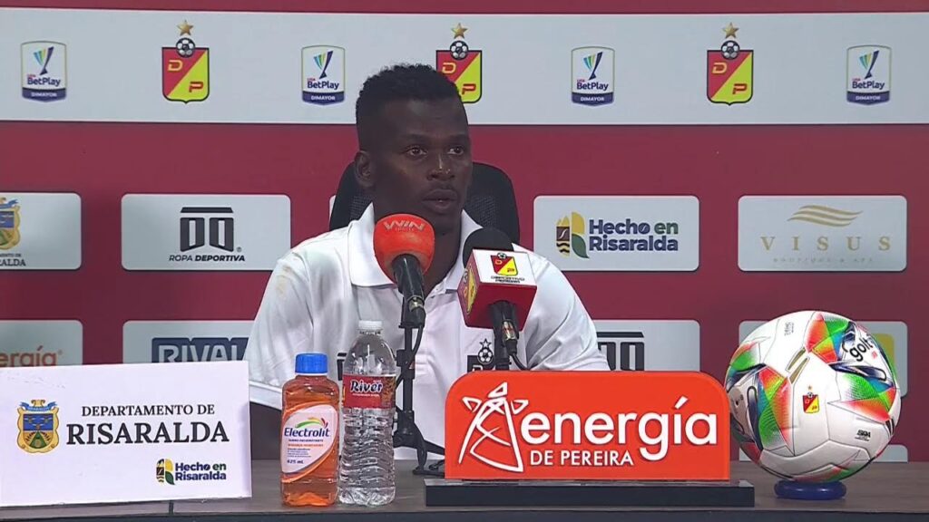 Rueda de prensa de Pereira tras su partido con Alianza Valledupar