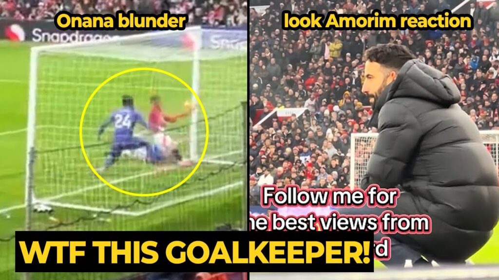 Ruben Amorim holds his tears as Andre Onana howler against Brighton | Man Utd News