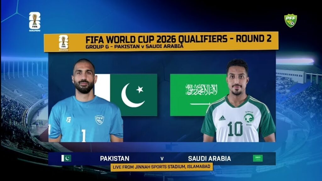 Pakistan vs Saudi Arabia | Arabic commentary | FIFA World cup Qualifiers 2026 | Full Match