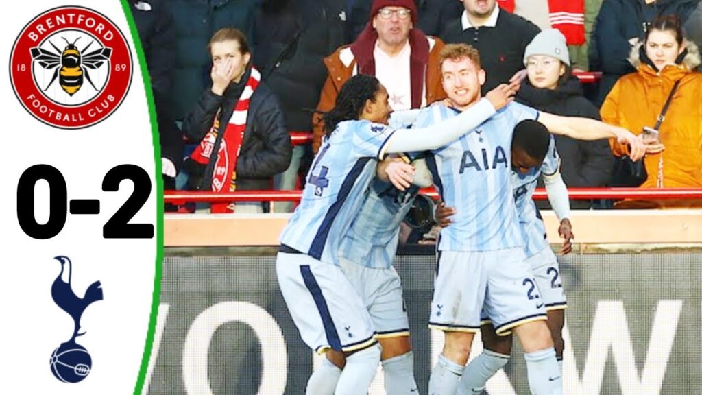 Brentford vs Tottenham (0-2) Pape Matar Sarr Goal, All Goals and Extended Highlights
