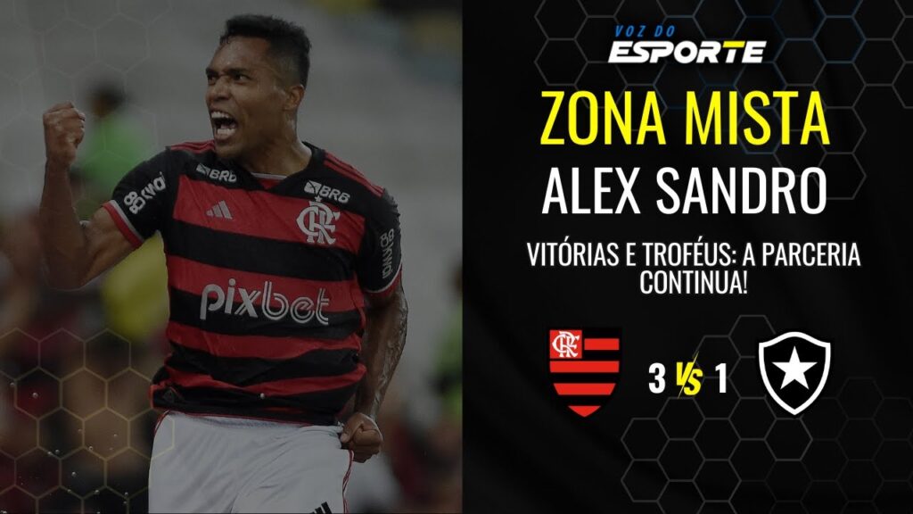 ALEX SANDRO COMEMORA PRIMEIRO TÍTULO COM A CAMISA DO FLAMENGO E FALA SOBRE PARCERIA COM DANILO