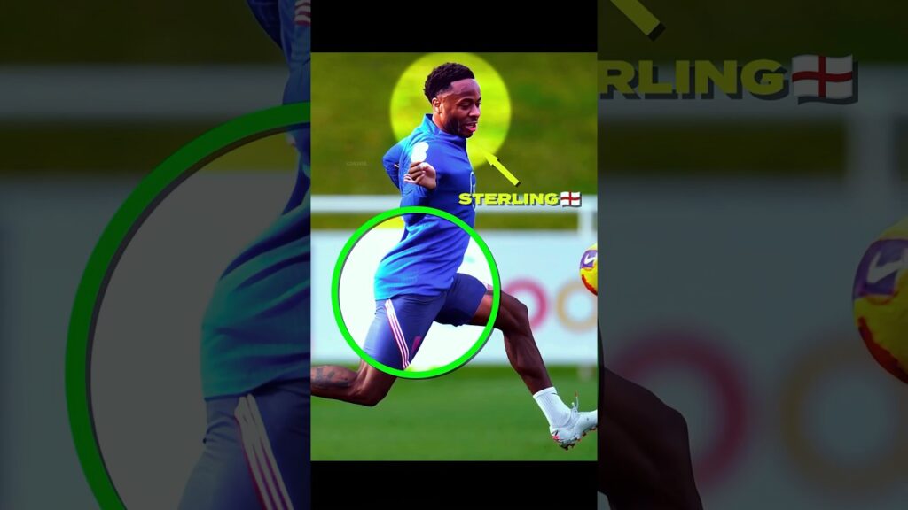 When Sterling running so funny 😂