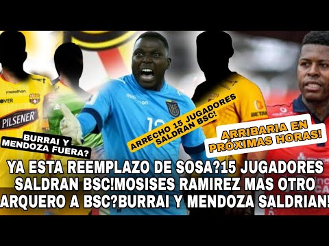 YA ESTA LLEGARIA EN BREVE!MOSISES RAMIREZ MAS OTRO ARQUERO EXTRANJERO A BSC?ARRECHO 15 JUGADORES SAL
