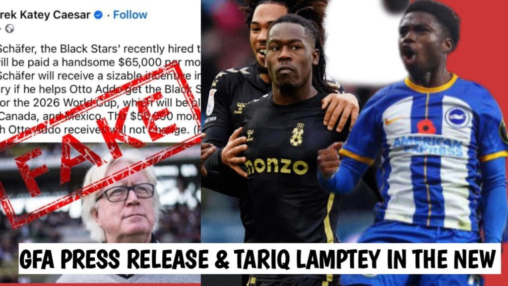 GFA PAYMENT ON WINFIRED SCHAFER EXPOSED,TARIQ LAMPTEY TO AJAX & BRANDON ASHATE SCORES AGAIN