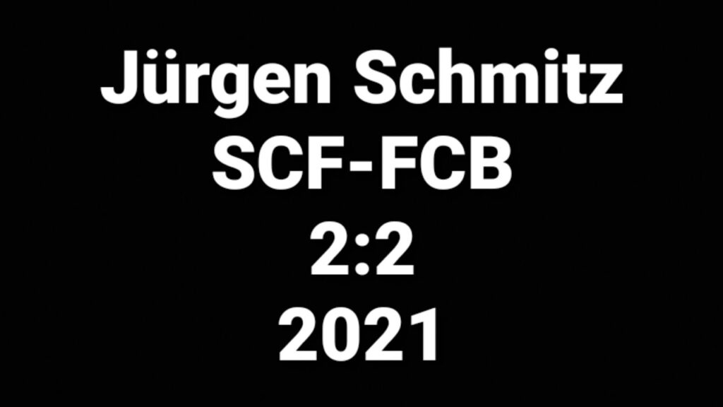 SCF-FCB 2:2 | Jürgen Schmitz kommentiert das 2:2 durch Christian Günter