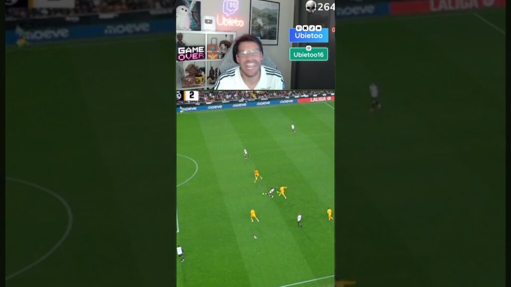 ERROR DE GUILLAMON #futbol #realmadridfc #ubietoo #laliga #bellingham #guillamon #shortsvideo