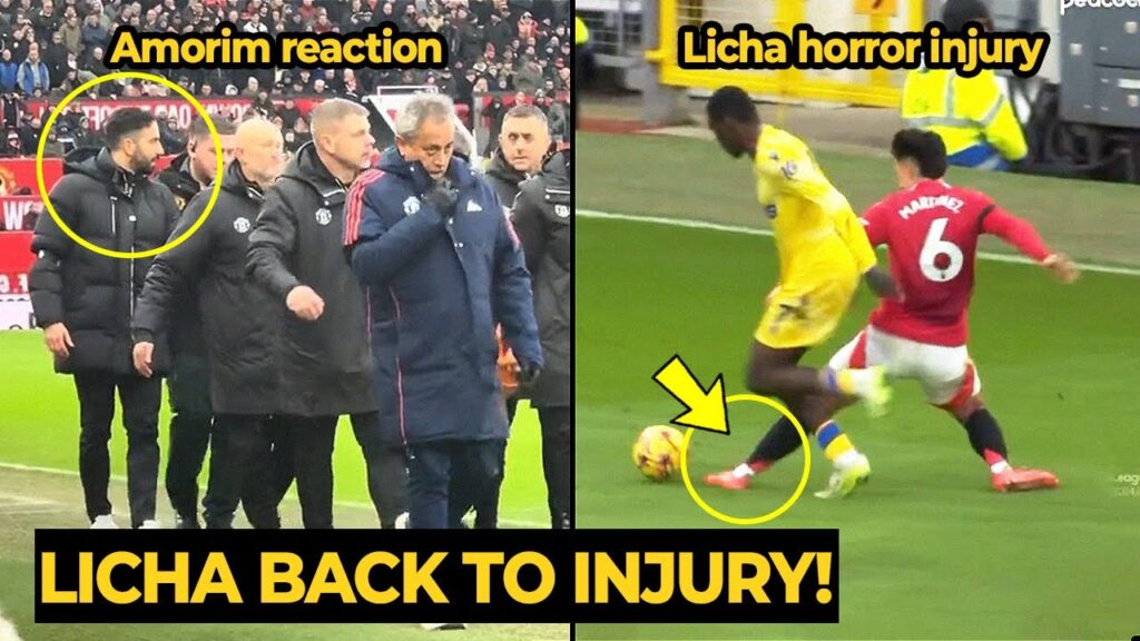 Ruben Amorim reaction on Lisandro Martinez horror injury as United loss against Crystal Palace