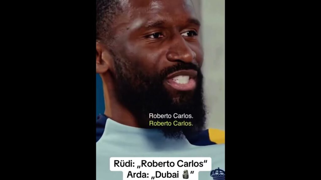 Antonio #Rüdiger ,, Roberto Carlos‘‘ | Arda #Güler ,,Dubai‘‘ 😅 #realmadrid #funny #dubai #football