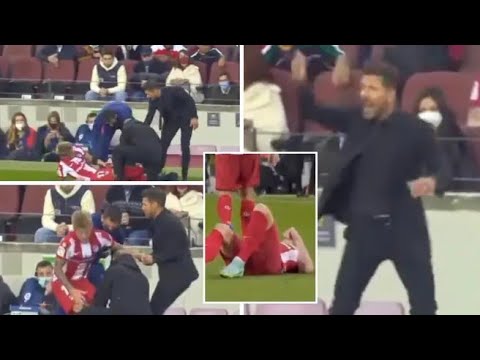 Atletico Madrid Boss Diego Simeone caught Forcing Daniel Wass To Play Through An Injury#Diegosimeone Atletico Madrid Boss Diego Simeone caught Forcing Daniel Wass To Play Through An Injury#Diegosimeone