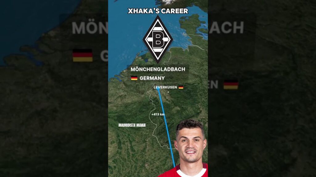 GRANIT XHAKA'S CAREER 🇨🇭 🇩🇪 🏴󠁧󠁢󠁥󠁮󠁧󠁿 #madridistamania #football #arsenal