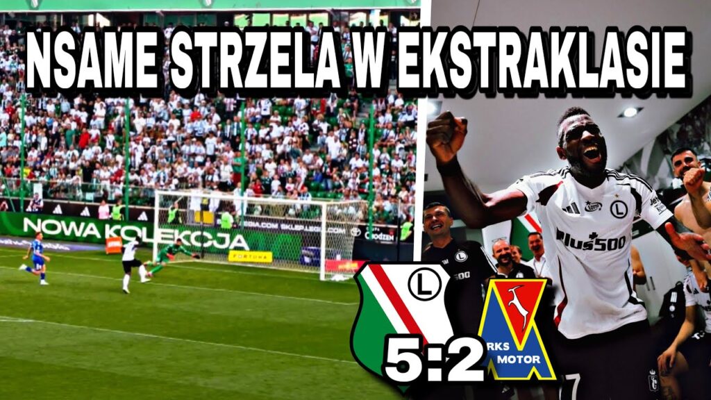 NSAME STRZELA W EKSTRAKLASIE! (Legia 5:2 Motor) 1.09.2024 | Legia TV
